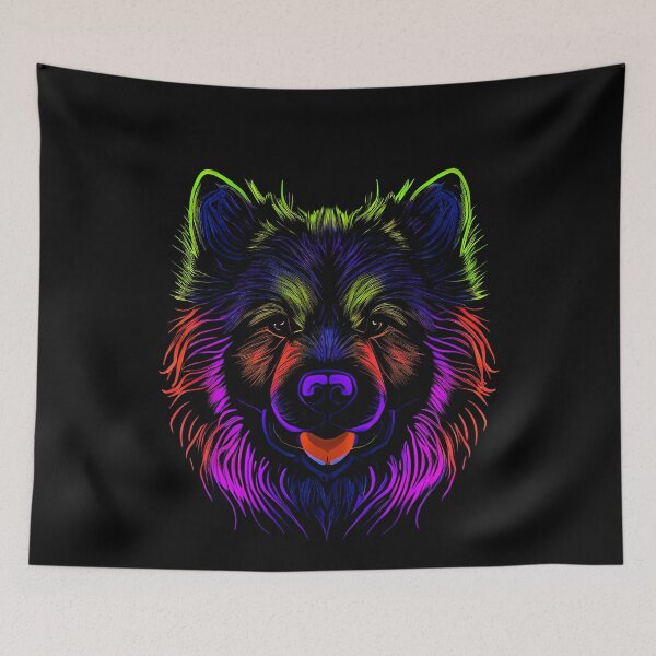 Item preview, Eurasier Dog Colorful Paint Splash designed and sold by rafaeltto.