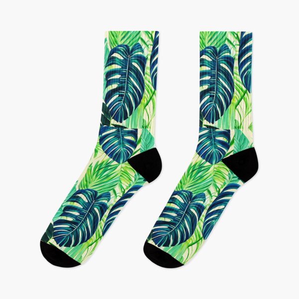 Item preview, Monstera and banana leaves Exotic jungle leaves designed and sold by Ascooepics.
