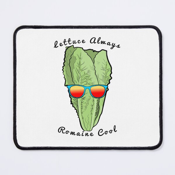 Item preview, Lettuce Always Romaine Cool (cyan) designed and sold by toolongdidntdraw.