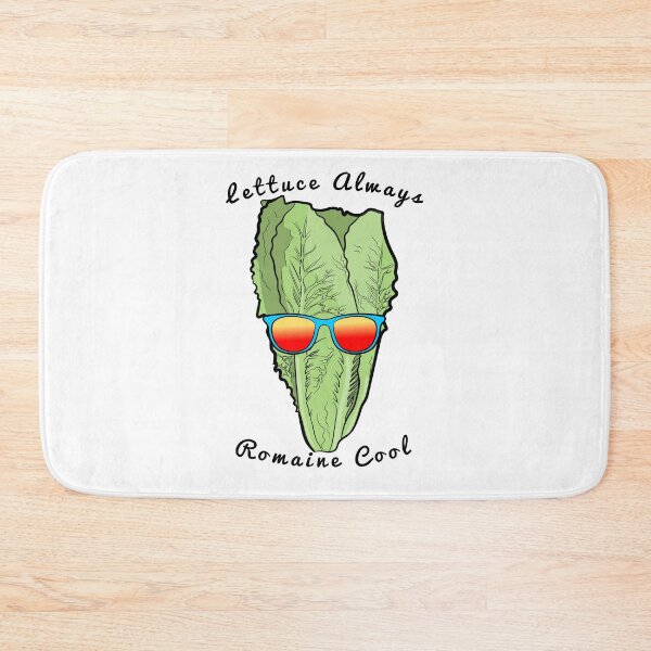 Item preview, Lettuce Always Romaine Cool (cyan) designed and sold by toolongdidntdraw.