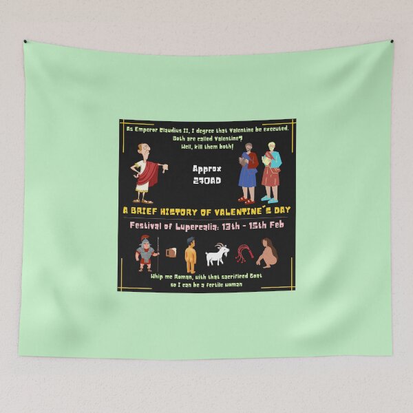 Item preview, A Brief History of St Valentine's Day Design designed and sold by CoyoteGifts.