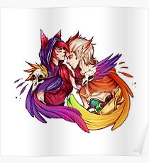 Xayah and Rakan true Love Poster