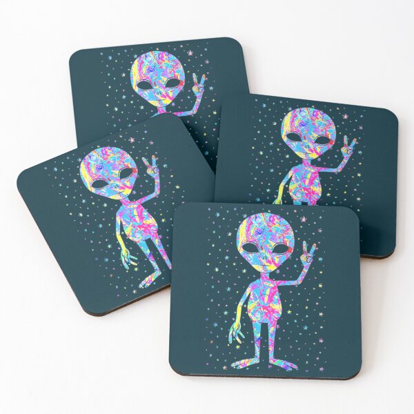 Item preview, Funny Retro Groovy Alien Shirt   designed and sold by MetalThrillsArt.