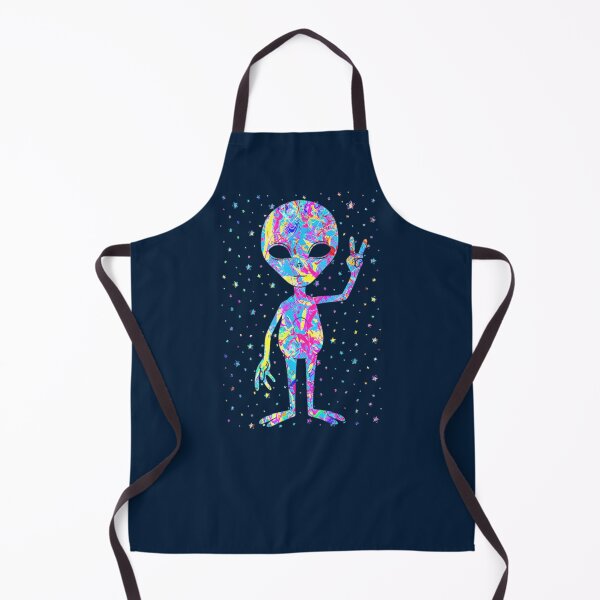 Item preview, Funny Retro Groovy Alien Shirt designed and sold by MetalThrillsArt.