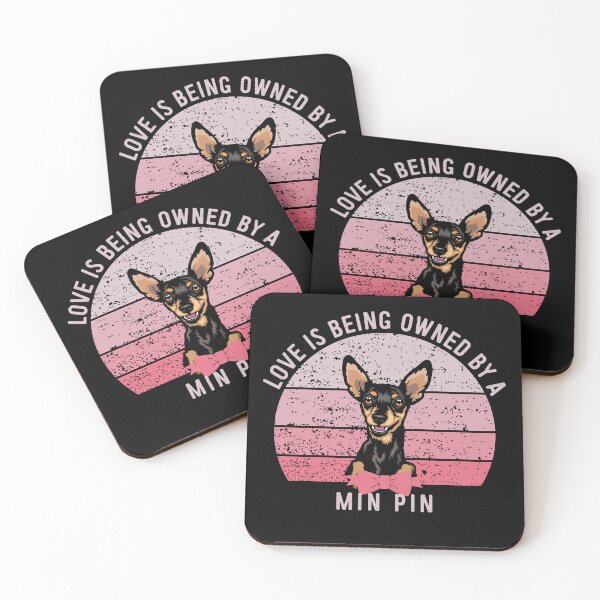 Artikelvorschau, Minimaler Pin-Hundeliebes-Rosa-Vintager Sonnenuntergang-Valentinsgruß entworfen und verkauft von Cuddlythopia.