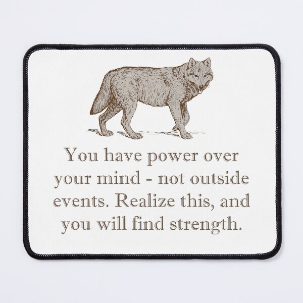 Item preview, You Have Power Over Your Mind designed and sold by CrankyOldDude.