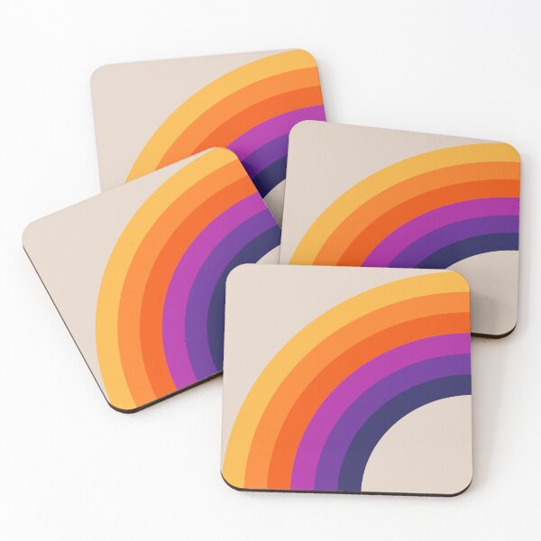 Item preview, Colorful retro style rainbow art designed and sold by BattaAnastasia.