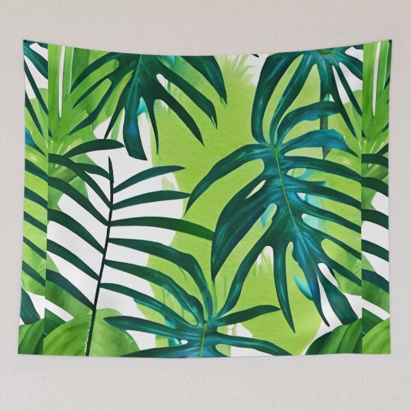 Item preview, Delicious Monstera jungle leaf pattern designed and sold by Ascooepics.