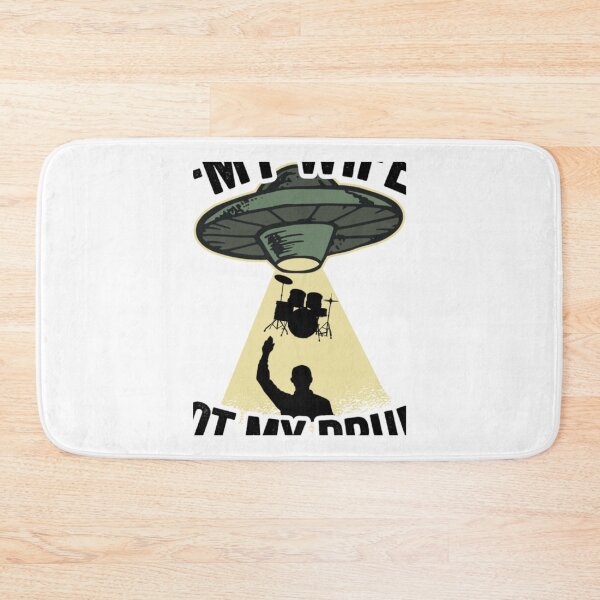 Item preview, Funny UFO Drums Abduction Drummer Drum Set Gift Funny   designed and sold by MetalThrillsArt.