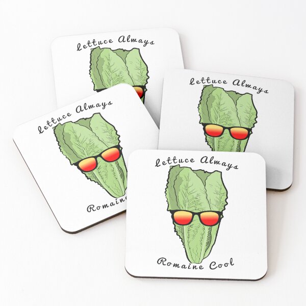 Item preview, Lettuce Always Romaine Cool (black) designed and sold by toolongdidntdraw.