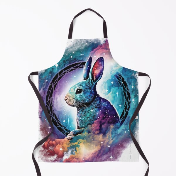 Item preview, Year of the rabbit chinese zodiac sign colorful glaxy background designed and sold by art8085.