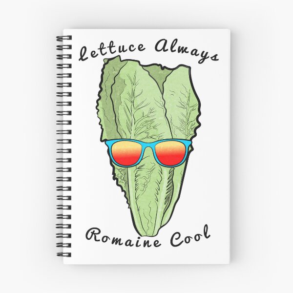 Item preview, Lettuce Always Romaine Cool (cyan-textured) designed and sold by toolongdidntdraw.