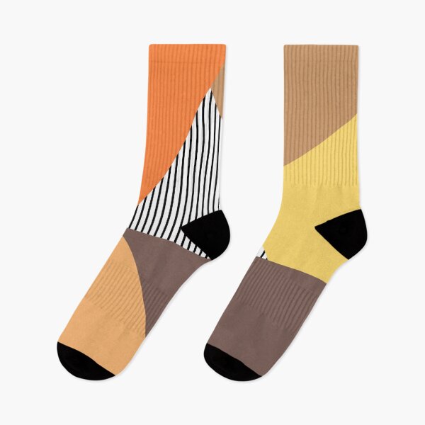 Item preview, Orange and brown geometric shapes designed and sold by BattaAnastasia.