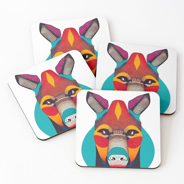 Item preview, Pop art okapi designed and sold by WorldOfFairies.
