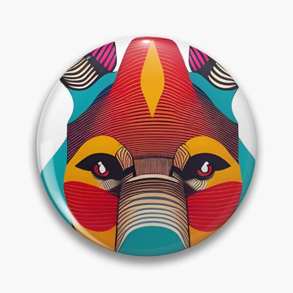 Item preview, Pop art okapi designed and sold by WorldOfFairies.