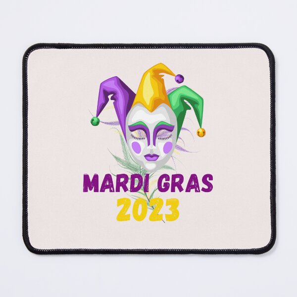 Item preview, Mardi Gras. Celebrate! Colorful Carnival Purple and Gold Design with Traditional Pantomime Mask designed and sold by Lost-World-Shop.