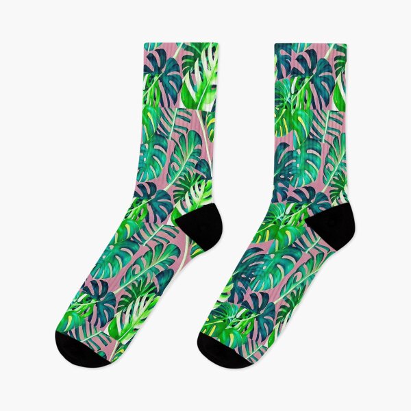 Item preview, Monstera leaves watercolor designed and sold by Ascooepics.