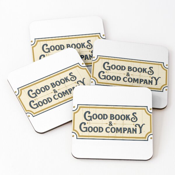 Item preview, Good Books, Good Company | Book Lover, Writer, Fiction designed and sold by FandomINK.