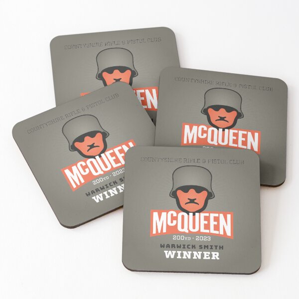 Item preview, McQueen Trophy EXAMPLE with NAME designed and sold by Watch-and-Shoot.