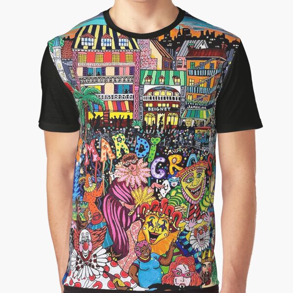 mardi gras 2023 BOOOOM Graphic T-Shirt