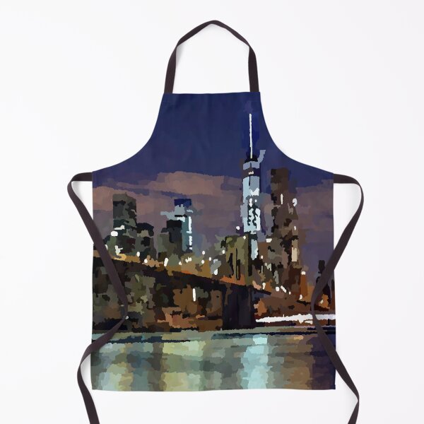 Item preview, New York City Lower Manhattan Brooklyn Bridge Skyline designed and sold by Jon-Baran.