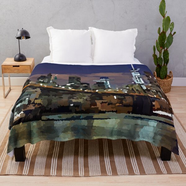 Item preview, New York City Lower Manhattan Brooklyn Bridge Skyline designed and sold by Jon-Baran.