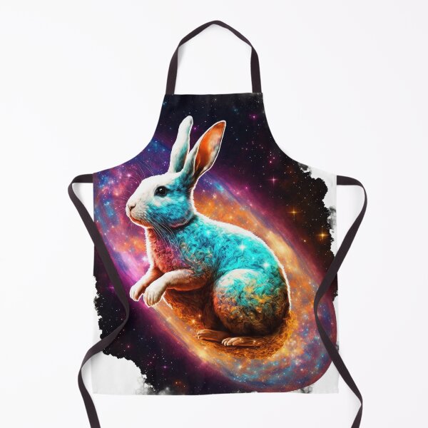 Item preview, Year of the rabbit chinese zodiac sign dark glowing glaxy designed and sold by art8085.
