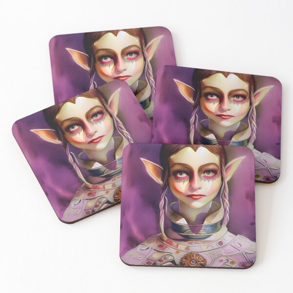 Item preview, Elfpunk Warrior Princess designed and sold by WorldOfFairies.