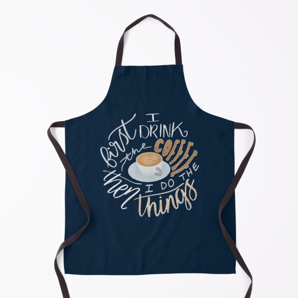 Item preview, First I Drink Coffee   designed and sold by CrookedHillCoz.