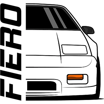 Artwork thumbnail, Front Racing Fiero by CarSignCo