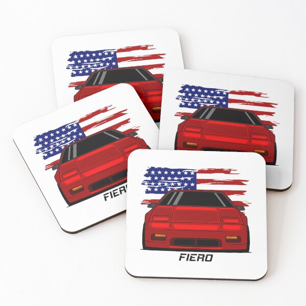 Item preview, Front Red Fiero designed and sold by CarSignCo.