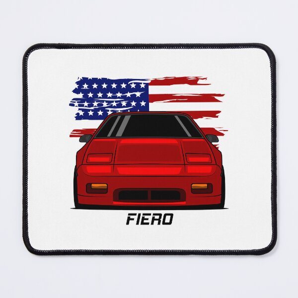 Item preview, Front Red Fiero designed and sold by CarSignCo.