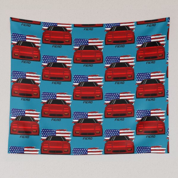 Item preview, Front Red Fiero designed and sold by CarSignCo.
