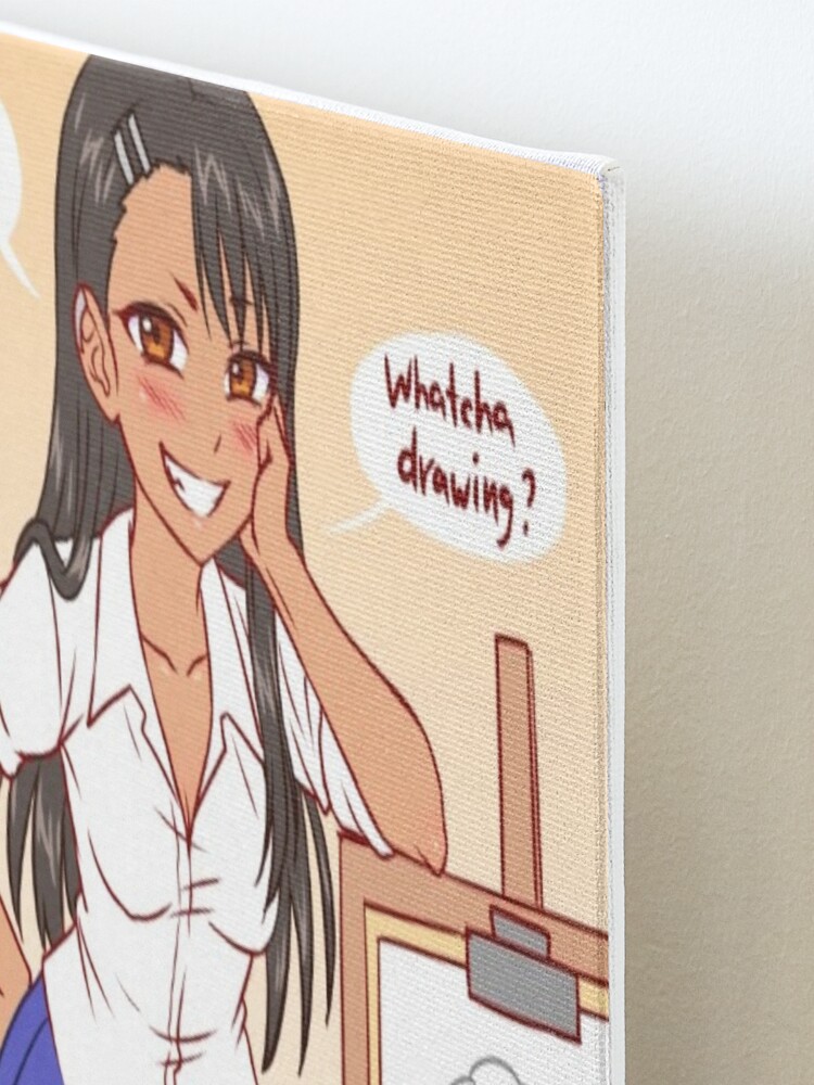 Nagatoro Hayase - The Sassy Waifu from Don't Toy with Me, Miss Nagatoro  anime and manga Poster for Sale by theUltZombie