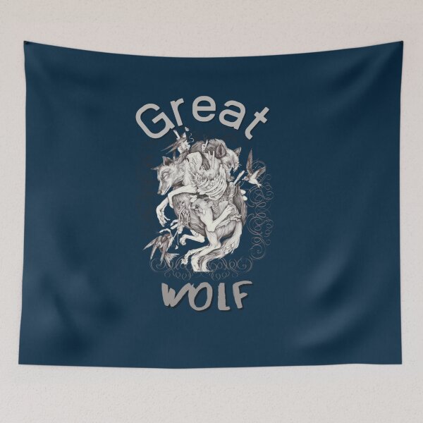 Item preview, Copy of Great Wolf Lodge wolfs den angry wolf   designed and sold by FairOaksa.
