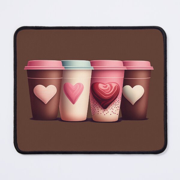Item preview, Coffee cups filled with love for Valentine's Day designed and sold by MagicSatchel.