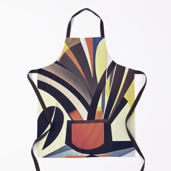Item preview, Iris Flowers In A Vase Abstract Geometric Art designed and sold by taiche.
