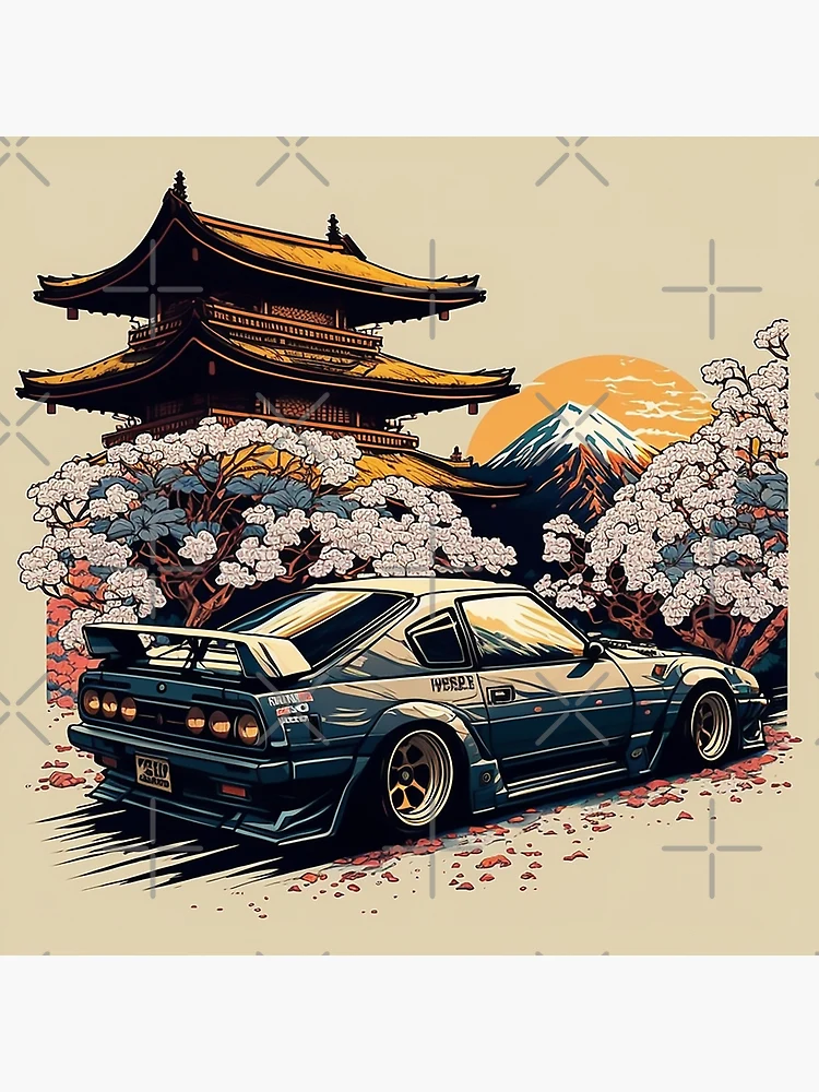 アート・デザイン・音楽 Poster Art of Cars Toyota MK II Vintage JDM Poster – Apparel By Enemy