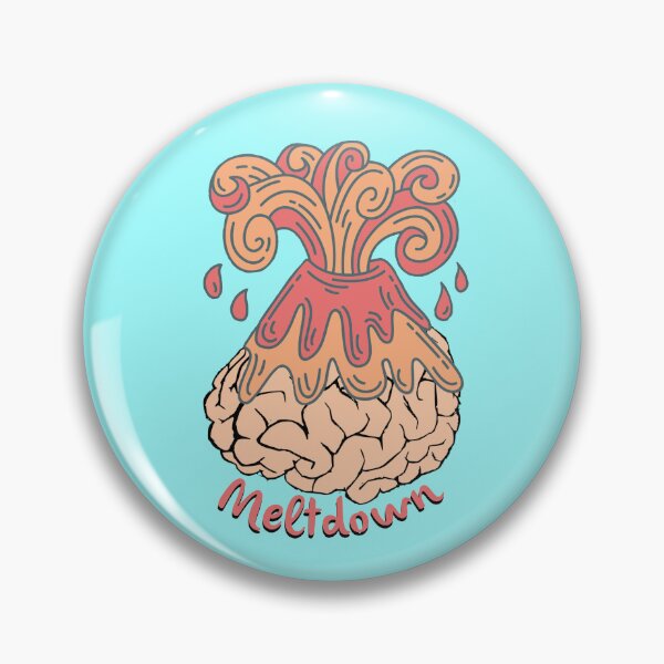 Item preview, ADHD Aspergers Tourette Syndrome Brain Meltdown Chemical Imbalance - Attention Deficit Hyperactive Disorder Awareness | Wired Differently |  Mental Health designed and sold by MJDezigns.