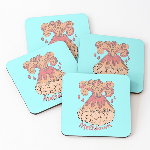 Item preview, ADHD Aspergers Tourette Syndrome Brain Meltdown Chemical Imbalance - Attention Deficit Hyperactive Disorder Awareness | Wired Differently |  Mental Health designed and sold by MJDezigns.