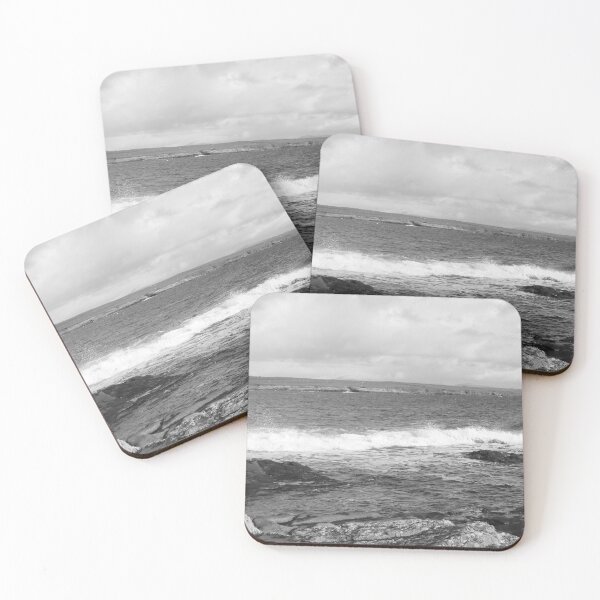 Item preview, Portnoo Coast County Donegal Black and White designed and sold by eddiebarronshop.