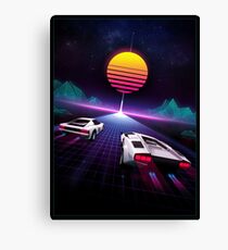 Neon Skyway Canvas Print