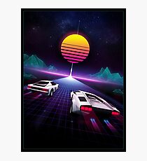 Neon Skyway Photographic Print