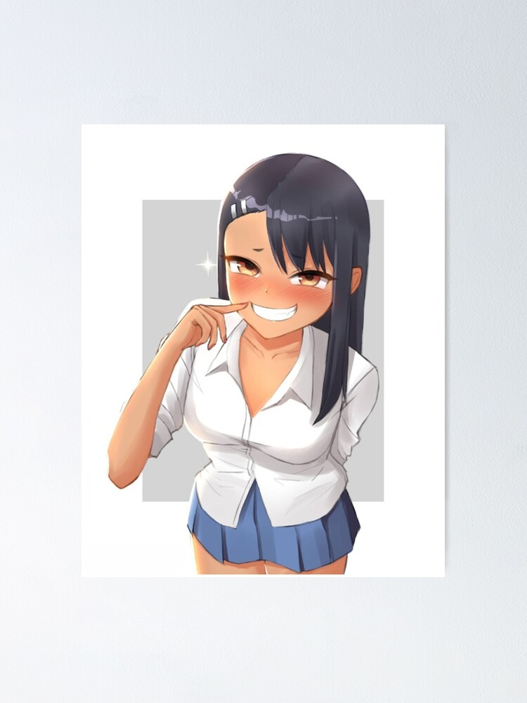 Hayase nagatoro anime girl on colored background