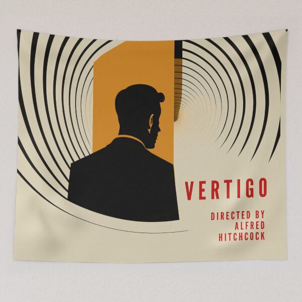 Item preview, Vertigo Movie poster Alfred Hitchcock designed and sold by MeowStore21.
