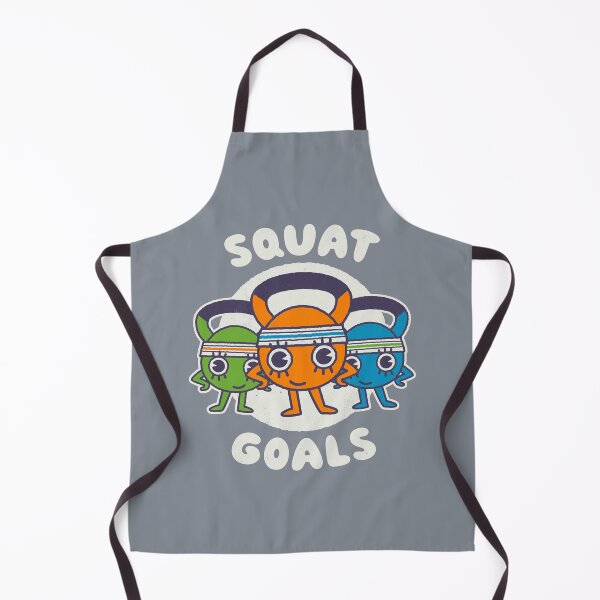 Item preview, Squat Goals - Humorous Cartoon Gym Funny Workout Graphic designed and sold by WeirdPunderful.