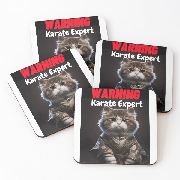 Item preview, Karate Expert Cat designed and sold by art4thought.