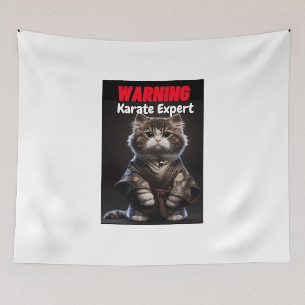 Item preview, Karate Expert Cat designed and sold by art4thought.