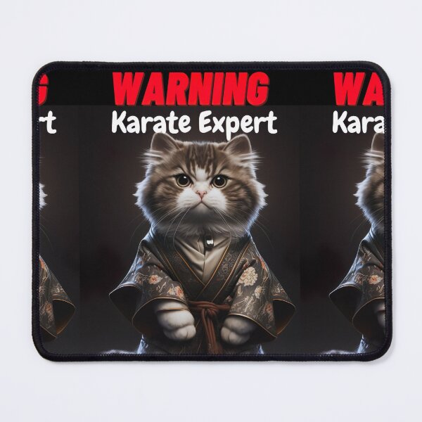 Item preview, Karate Expert Cat designed and sold by art4thought.