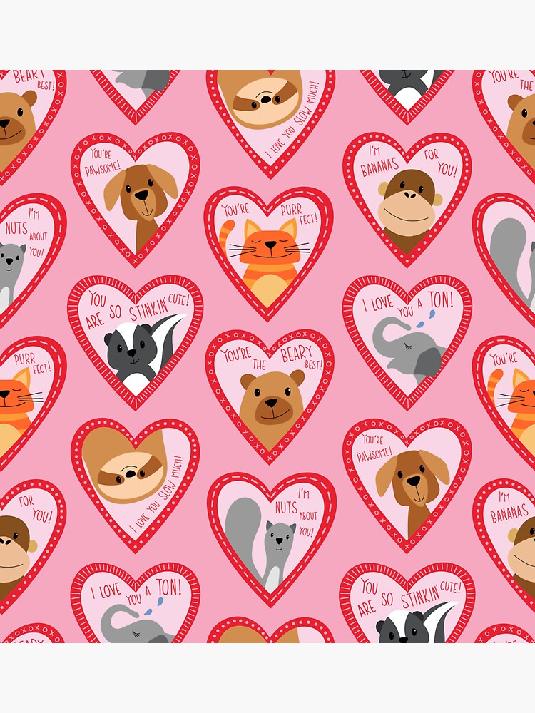 Thumbnail 3 of 3, Sticker, My Punny Valentines designed and sold by wendigratz.